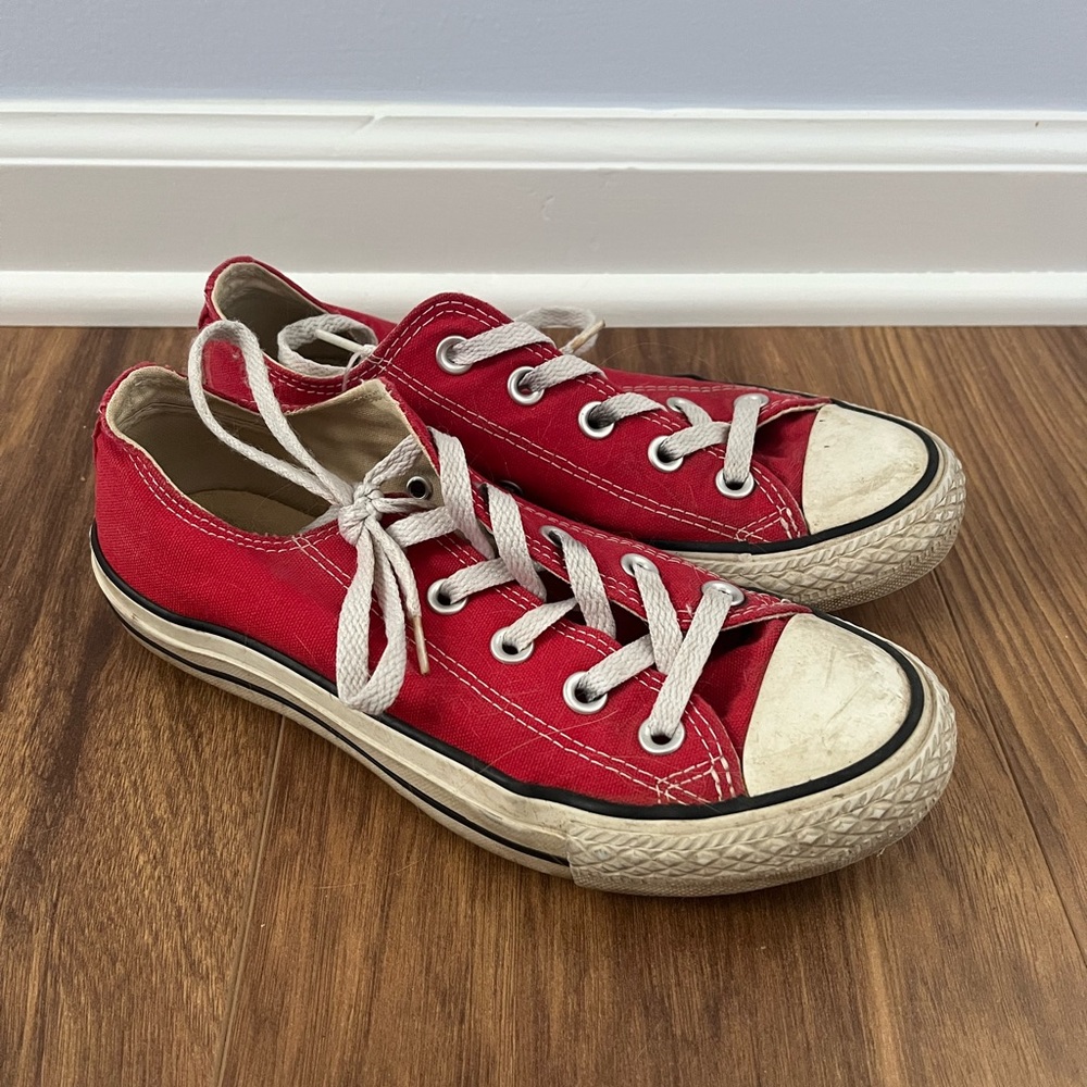 Red Converse Sneakers